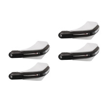 2Pcs Universal Motorcycle Handlebar Handguards with Bright Lights