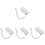 4Pcs Silver Car Wiper Strip Repair Tool Easy DIY Windshield Accessory 1