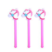 9Pcs Multi Color Inflatable Horse-Head Stick PVC Kids Party Game Favor