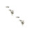 100Pcs Silver Metal Cord Locks Drawstring Toggle for Backpacks Luggage 1