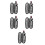 5Sets Portable Stainless Steel Tableware Set for Camping Picnic Dinner 1