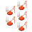 15Pcs Shell Spoons Assorted Color Small Dessert Soup Spoons for Home 1