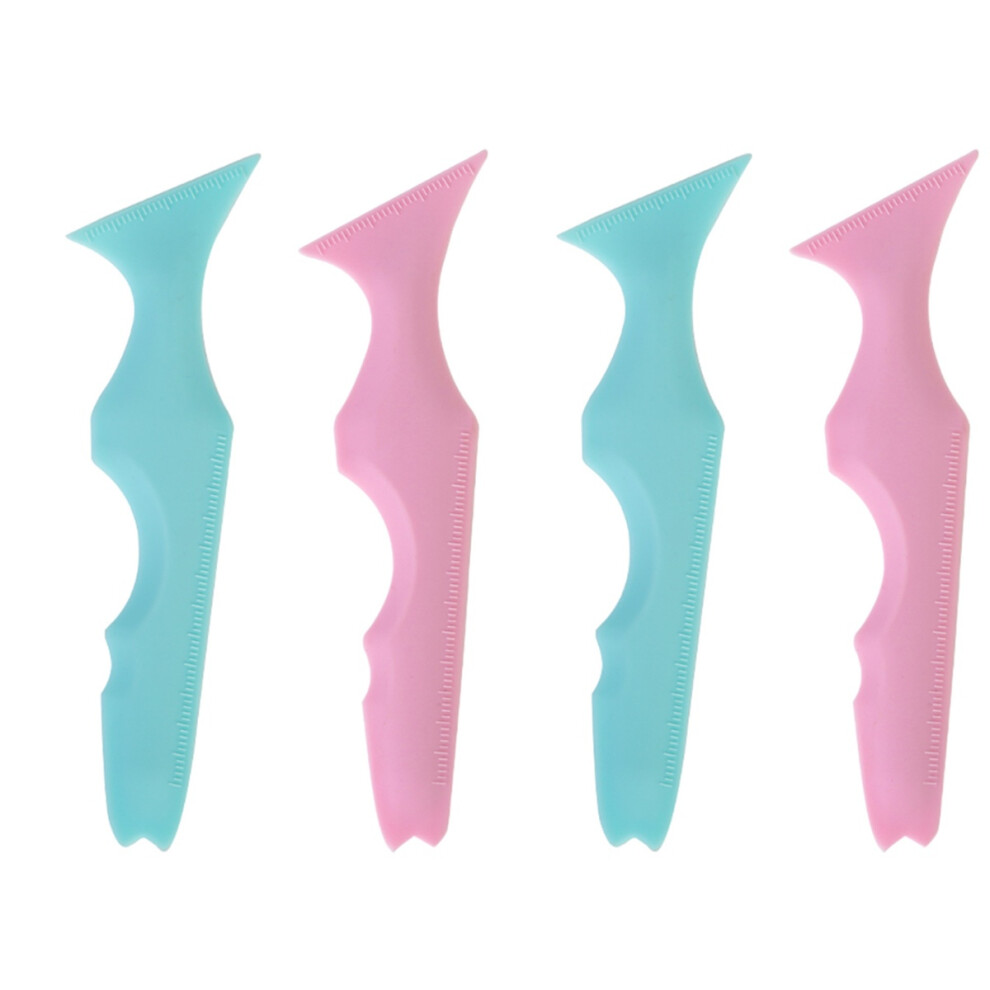 Aboofan 2 Pack Eye Liner Stencil Tool Silicone Applicator Eyeliner Stencils