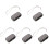 5Pcs Car Wiper Strip Repair Tool ABS Black Windshield Wiper Accessory 1