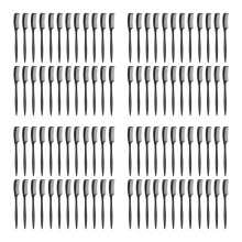 400Pcs Black Compact Plastic Eyelash Separator Tool and Eyebrow Comb