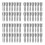 400Pcs Black Compact Plastic Eyelash Separator Tool and Eyebrow Comb 1