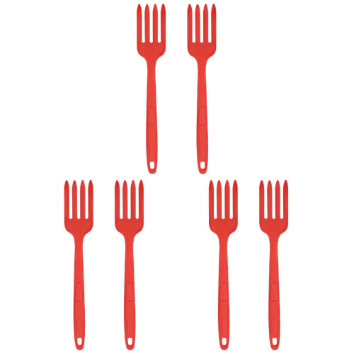 3 Pack Silicone Kitchen Utensils Fork Mixing Pasta Forks Large Noodle