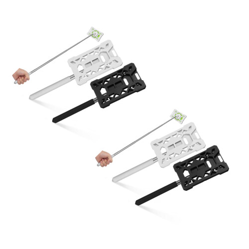 4Pcs Multifunctional Parking Card Grabber Plastic Rod for Vehicle Use