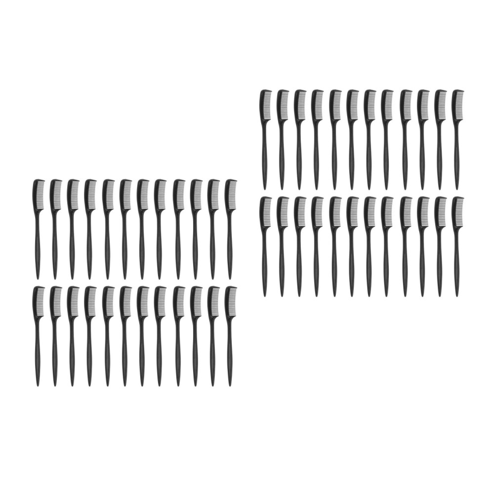Totority 200Pcs Portable Comb And Eyebrow Brush Plastic Beauty Tool