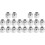 20Pcs Hexagonal Silver Hand Twist Nuts 3D Printer Parts Carbon Steel 1