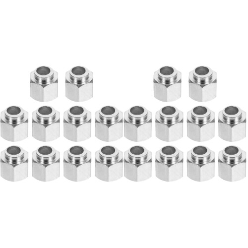 20Pcs Hexagonal Silver Hand Twist Nuts 3D Printer Parts Carbon Steel