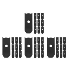 40Pcs Heavy Duty Black Iron Table Hardware for Home Dining & Desk Use