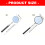 Professional Flexible Under Vehicle Inspection Mirror-84mm 4