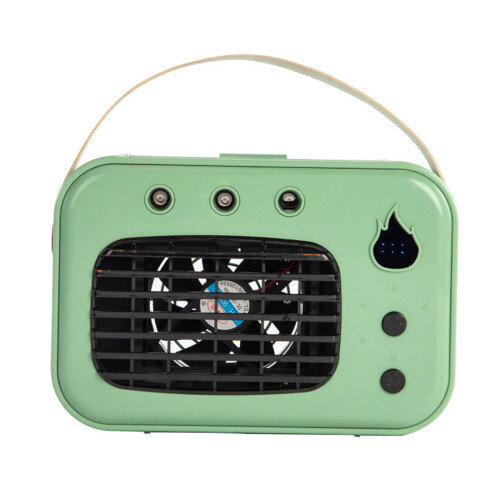Kleiner Tischventilator mit USB-Antrieb, erfrischendem-Grün