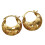 Delicate Handbag Shaped Studs Earrings With Intricate Cut-Gold 1