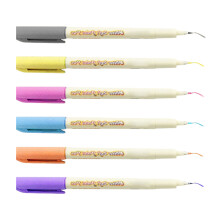 6Pcs Shimmering Art Marker 1mm Line Wide For Drawing Hand