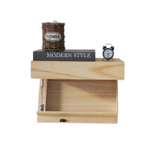 Étagère murale en bois multifonctionnelle, pour-Couleur bois S