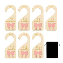 Childrens Wardrobes Dividers Set 7 Wooden Pieces With