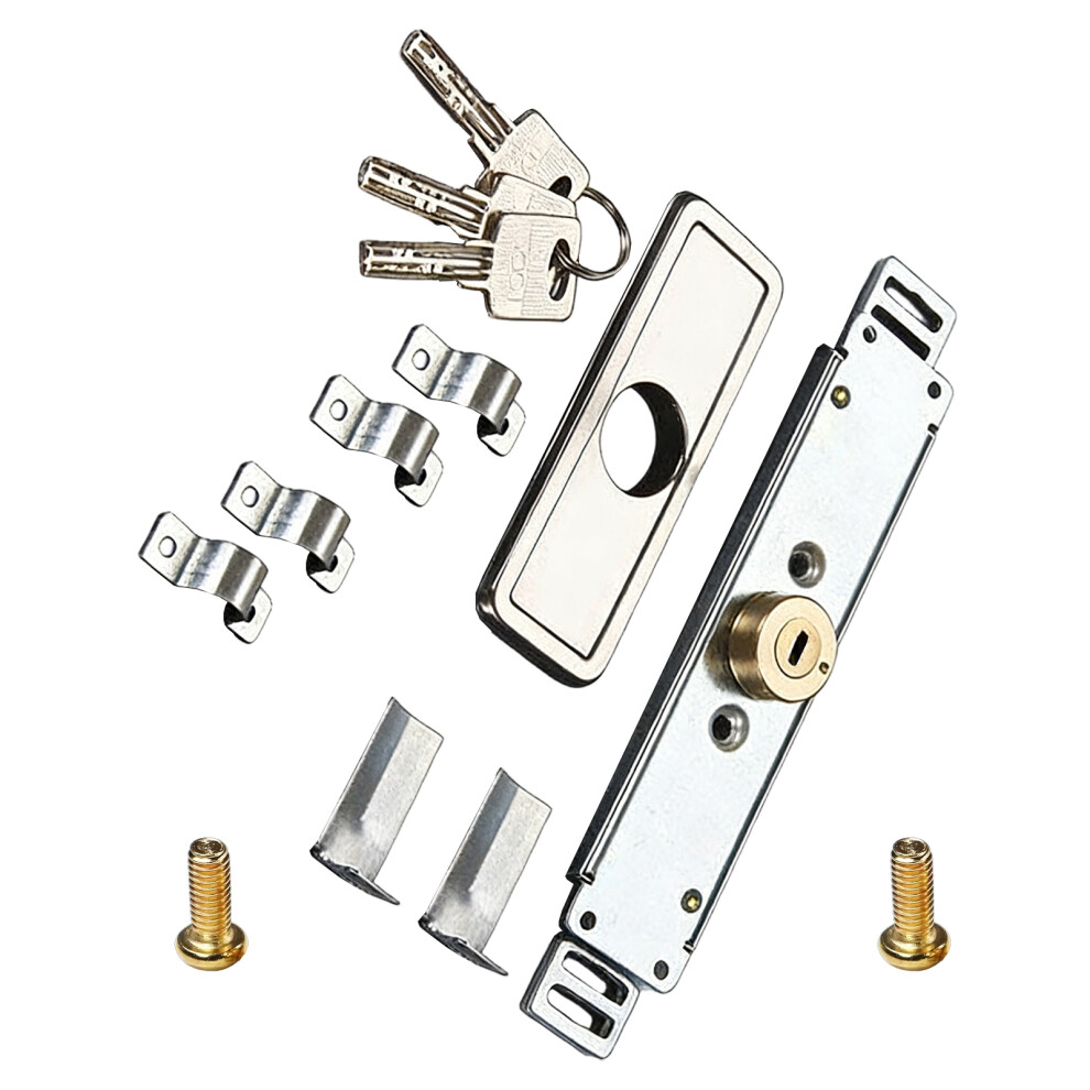 Antitheft Rolls Up Door Lock Heavy Duty Iron Rolling Security-3 7696001822289