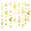 Glittering Star Pattern Paper Pennant Paper Bunting-glossy 4 1