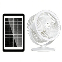 Effizienter Solarventilator mit 5 Luftkonfigurationen und-Weiß