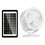 Effizienter Solarventilator mit 5 Luftkonfigurationen und-Weiß 1