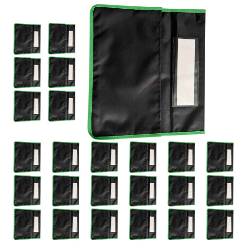 Waterproof Student Seat Storage Bag For Books Notebooks-Green