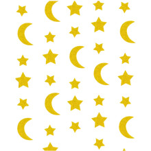 Goudfolie sterpatroon papier Bunting ornament voor-Glitter 4