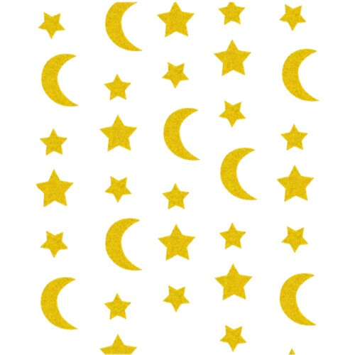 Glittering Pattern Star Hanging Pennant Ornament For-Glitter 4