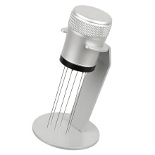 Espresso Distribution Tool Adjustable Coffee Stirrer 6-Silver