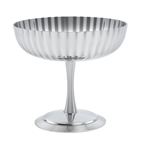 Eisbecher aus Edelstahl, Eisbecher mit langem Griff,-6