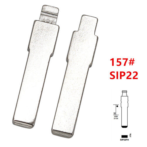 Sturdy Metal Auto Key Blank Order Car Key Replacement SIP22 2