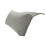 Soft Flannel Cotton Headrest Pillow For Recliners and-Gray 1