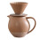 Elegant Ceramic Coffee Brewing Set With 830ml Carafe-iron brown 1