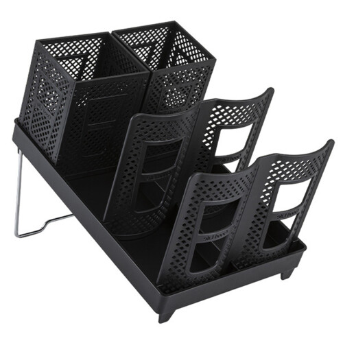 Porte-gobelet démontable, parfait pour les-Double rangée noire