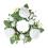 Artificial Flower Wreath Valentine's Day Candle Stand-White 1