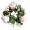 Artificial Flower Wreath Valentine's Day Candle-Light Pink 1