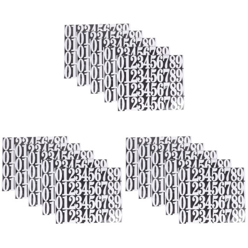Stickers Numéros Réfléchissants Pour Boîte Aux Lettres Décor