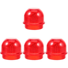 4PiĂšces Couvercle Lampe Avertisseur Rouge PiĂšce Solide Et Ătanche