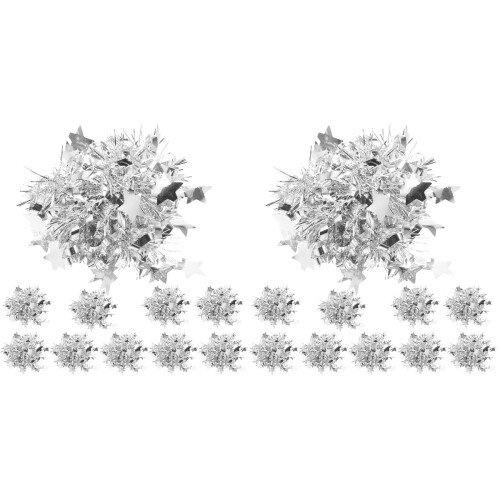 20Pièces Pompons Argent Pour Animations Équipes