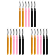 18Pcs Mascara Wands Silicone Eyelashes Brushes with Portable Lid