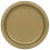 Gold Paper Plates - 21.9cm (Pack of 16) 2