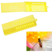 100 PièCes les Outils D'Abeille Apiculture Cages de Transport Cages Queen Bee Ruche D'Abeilles Abeille Jaune Cage IsoléE Apiculture