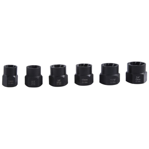 13-Piece Impact Bolt Nut Remover Set, Nut Extractor Socket, Bolt Remover Tool Set