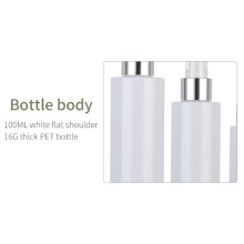 100Ml Spray Bottle Empty White Plastic Fine Mist Travel Atomiser - Refillable & Reusable Travel Bottles