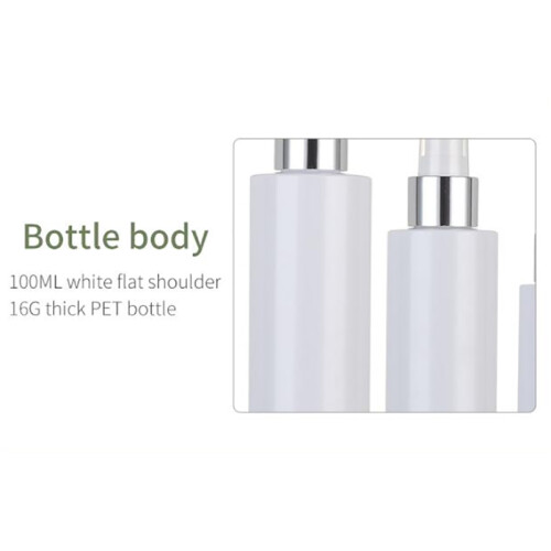 100Ml Spray Bottle Empty White Plastic Fine Mist Travel Atomiser - Refillable & Reusable  Travel Bottles