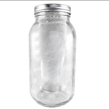 Cold Coffee Maker Coffee Filters for Wide Mouth Mason Jar Stainless Steel Ultra Fine Mesh Tea with Fruit Infuser Iced Coffee Maker Iced Tea Maker Cold