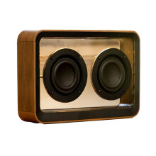 Retro Głośnik Transprent TWS Połączenie Stereo Soundbar Bezprzewodowy Odtwarzacz Muzyki MP3 z Lampką Nocną B