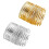 Black Coated Star Shaped Wristbands 18 Pieces Iron Bangle-201 2