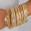 Black Coated Star Shaped Wristbands 18 Pieces Iron Bangle-201 7